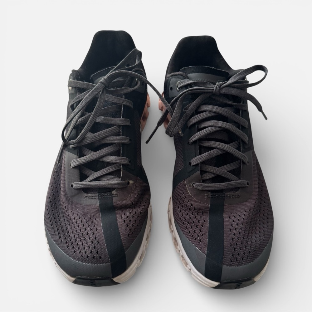 On CloudFlow Athletic Black & Pink Running Walking Shoes Breathable, Women's 7W - Picture 2 of 9